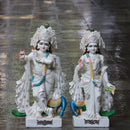 Korean Marble  Radha Krishna Idol | 30 Inch