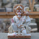 Ethiopia Marble Hanuman Ji Idol | 12 Inch