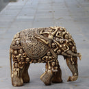 Marble Elephant Statue | 30 Inch