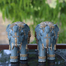Korean Marble Elephant Statue | 12 Inch