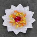 Marble Flower Bowl 6"