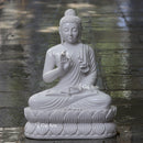 White Marble Buddha Statue | 30 Inch