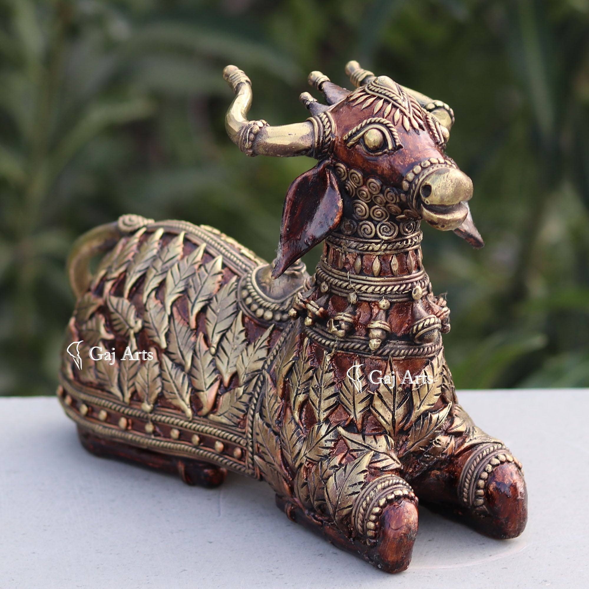 Bastar Dhokra Art Nandi Statue | 11 Inch