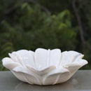 Marble Flower Bowl 12”