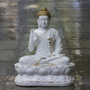 Korean Marble Buddha Statue | 24 Inch