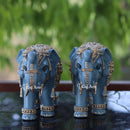 Korean Marble Elephant Statue | 9 Inch