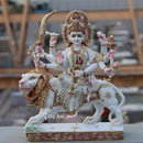 Marble Durga Mata Idol | 18 Inch