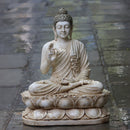 Korean Marble Buddha Statue | 24 Inch