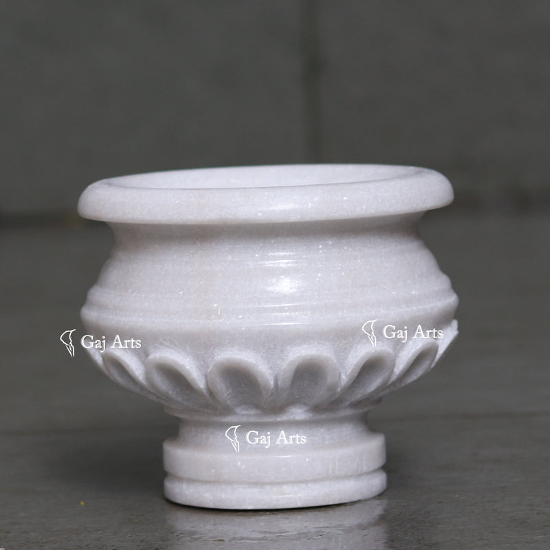 Marble Flower Bowl 7"