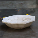 Marble Flower Bowl 12”