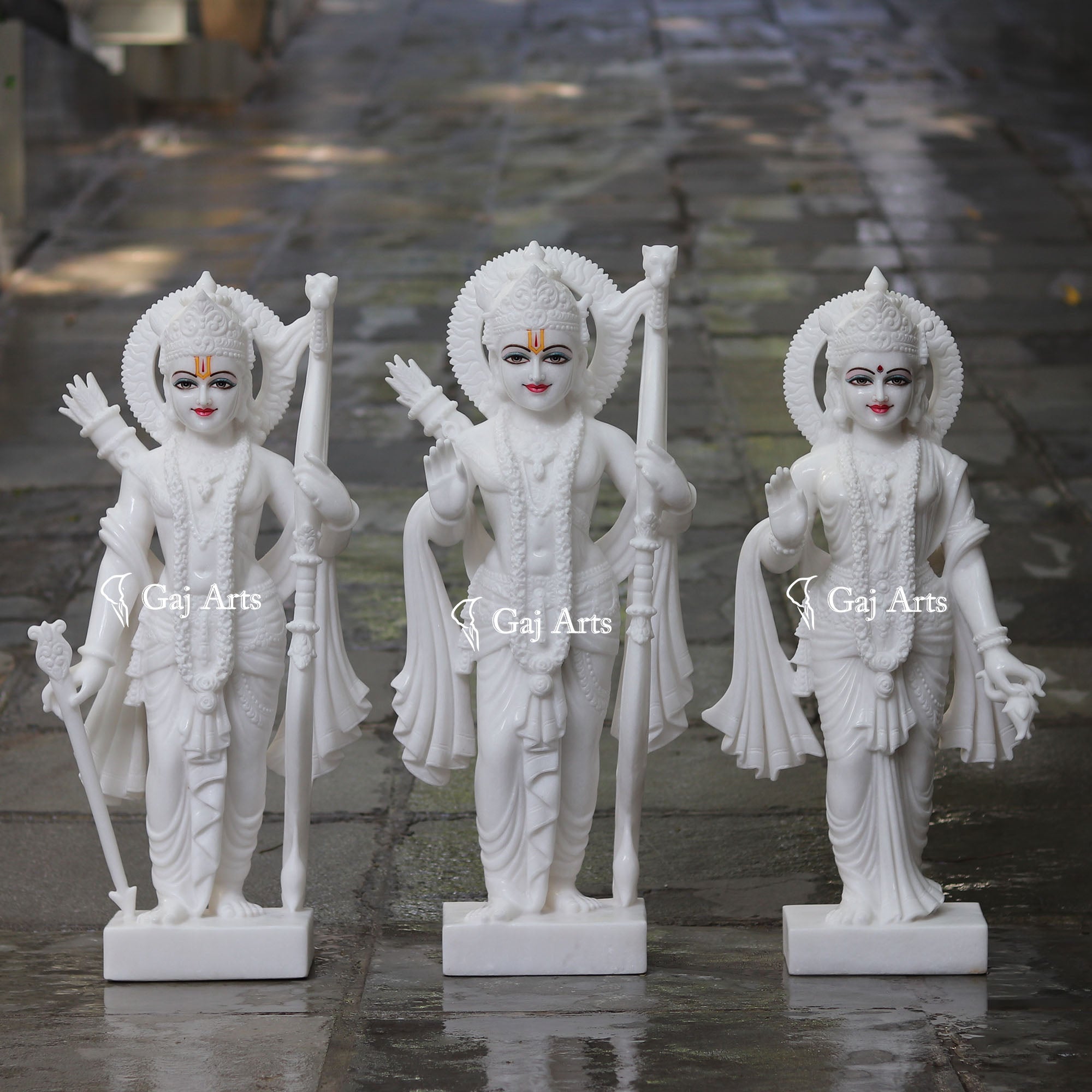 Vietnam Marble Ram Jodi Idol | 30Inch