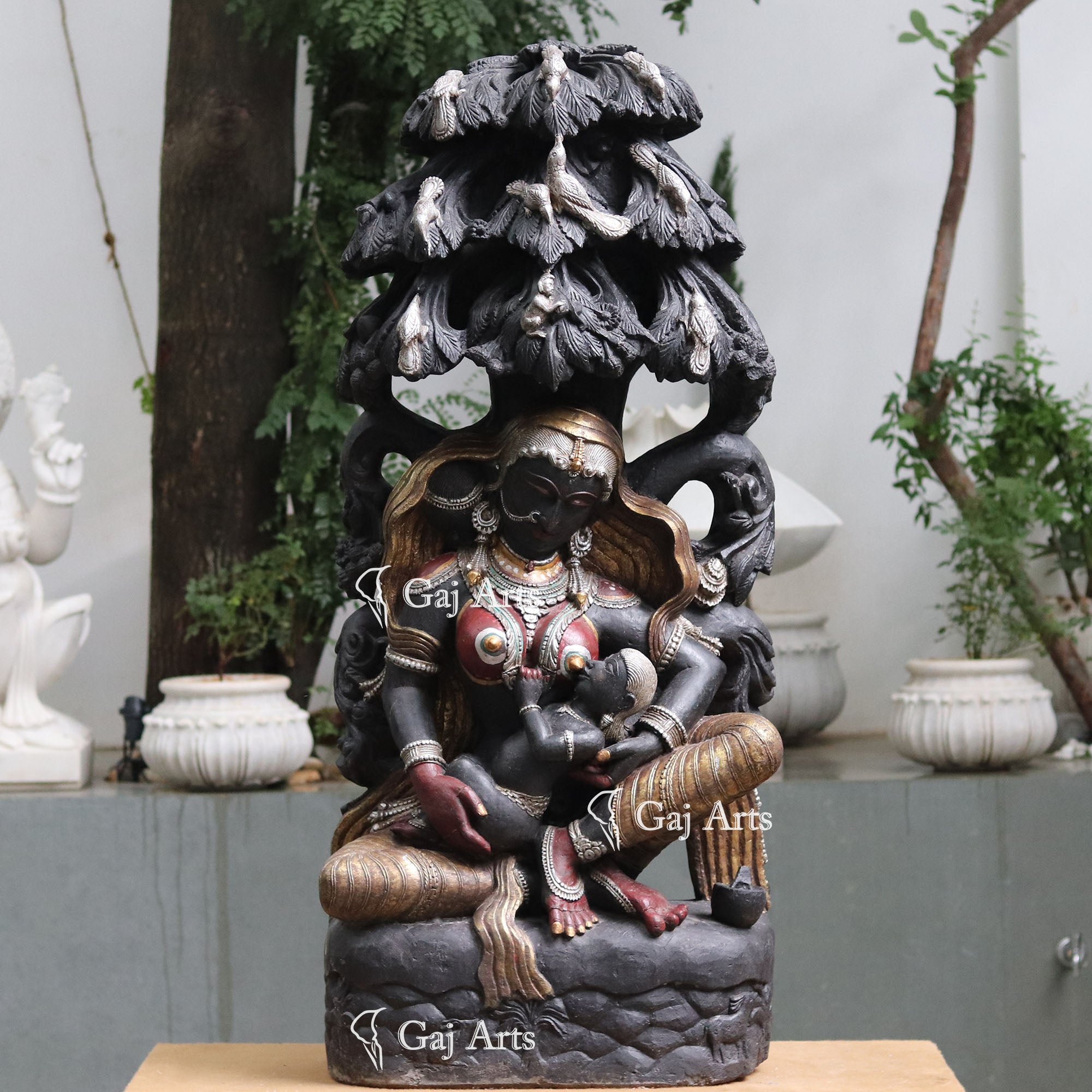 Sandstone Lady Statue | 60 Inch