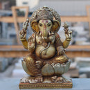 Super White Makrana Marble Ganesh Idol | 18 Inch