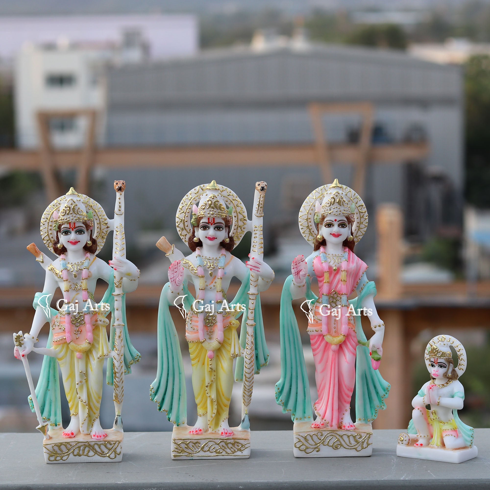 Ethiopia Marble Ram Jodi Idol | 12Inch