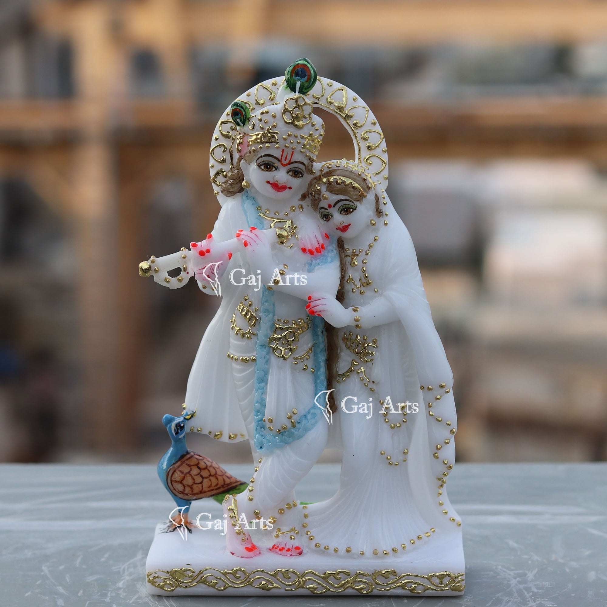 Divine Radha Krishna Idol | 7 Inch