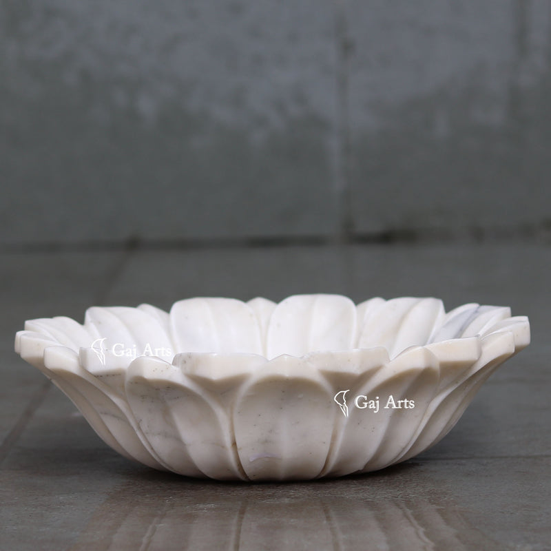Marble Flower Bowl 15”