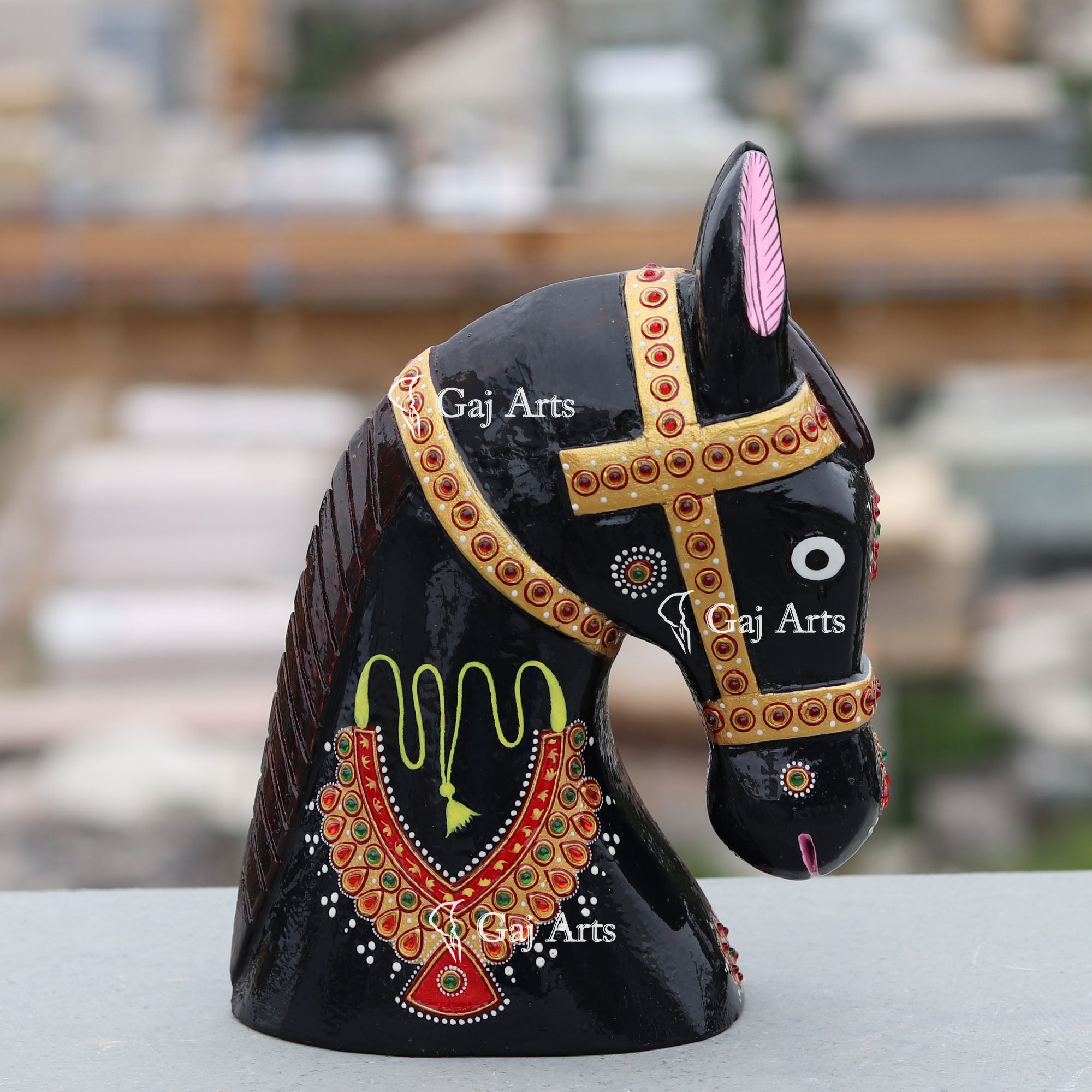 Wooden Horse 8"