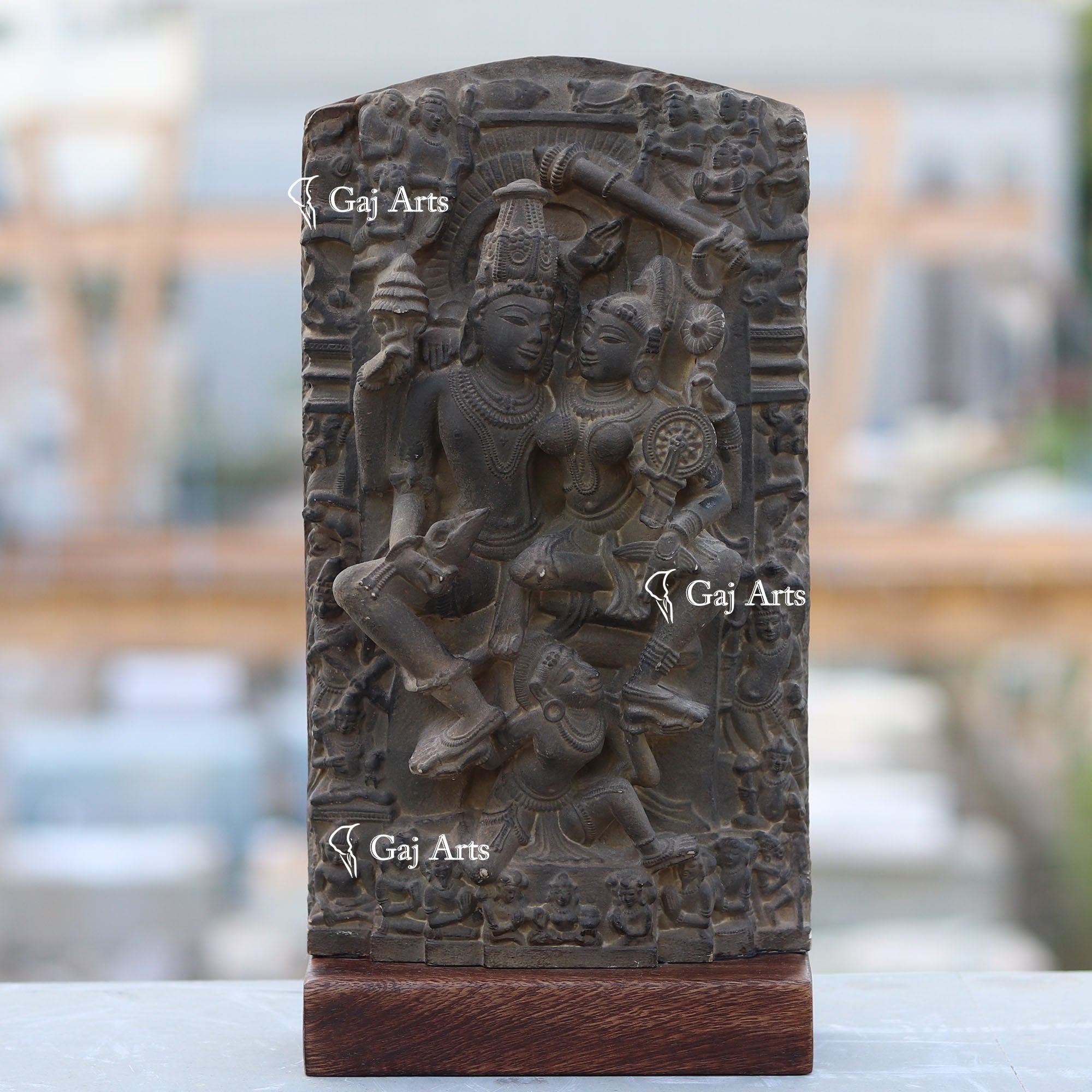 Natural  Quartz Lakshmi Narayan  Murti | 12 Inch