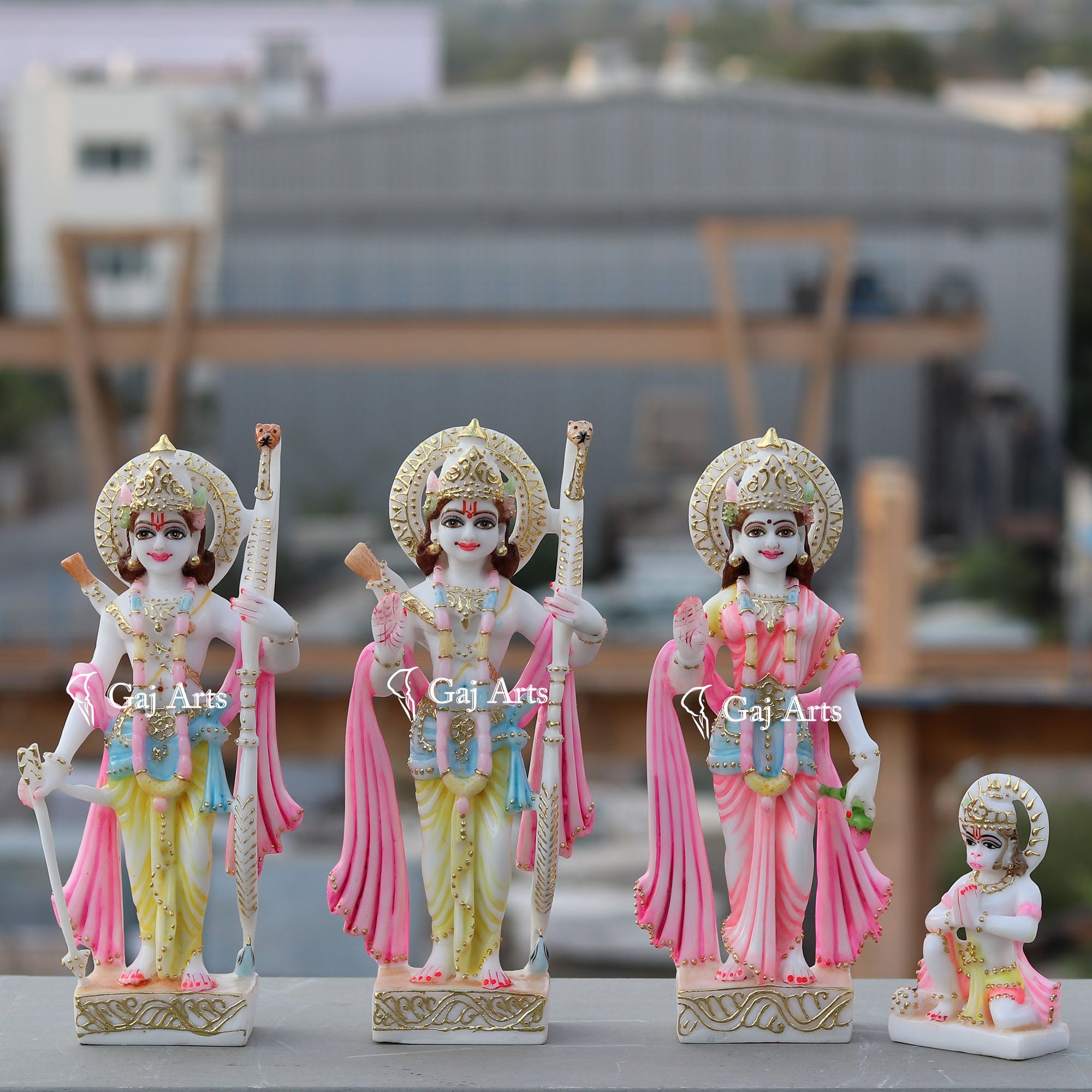 Ethiopia Marble Ram Jodi Idol | 12Inch