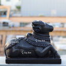 Black Marble Nandi Idol | 15 Inch