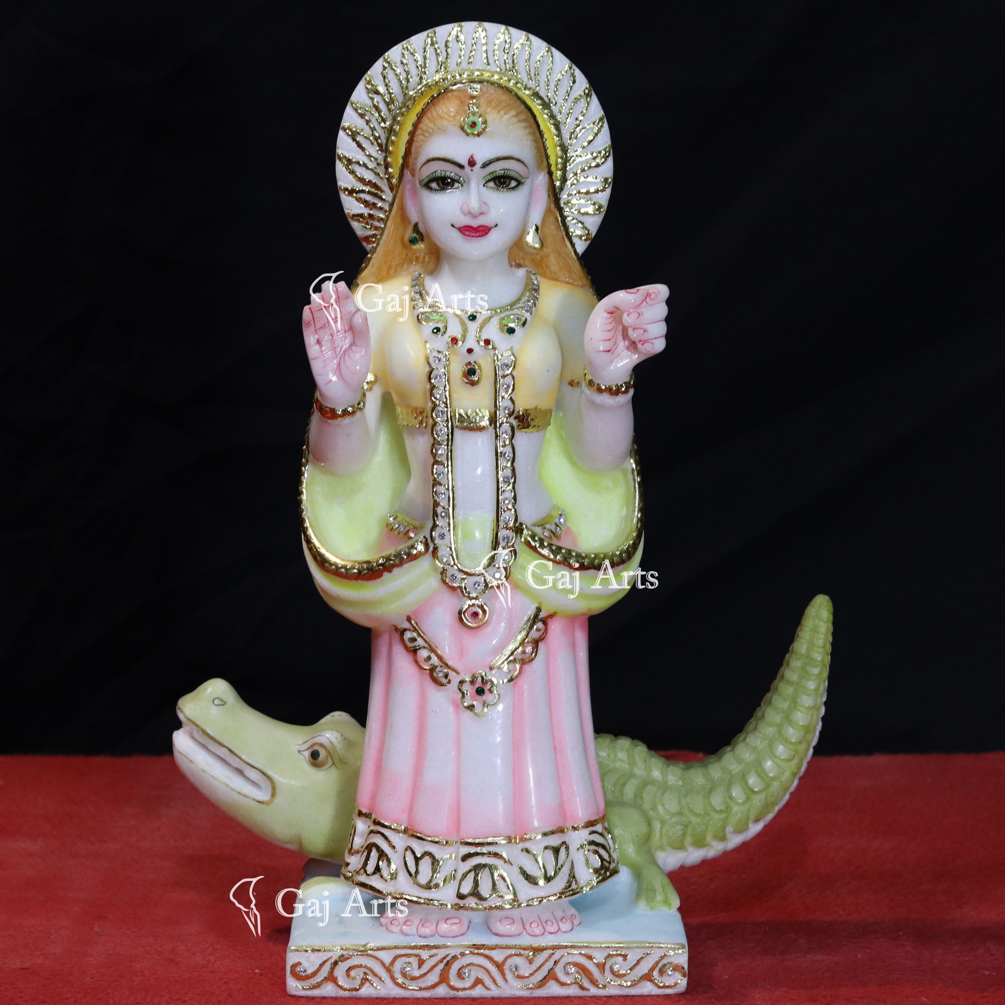 Marble Khodiyar Maa Idol | 15 Inch