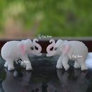 Korean Marble  Elephant Statue | 3 Inch