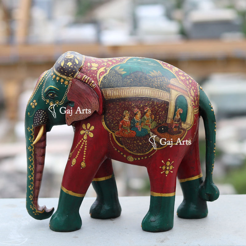 Wooden Elephant 12"