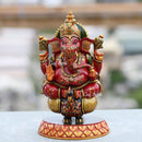 Wooden Ganpati 9"