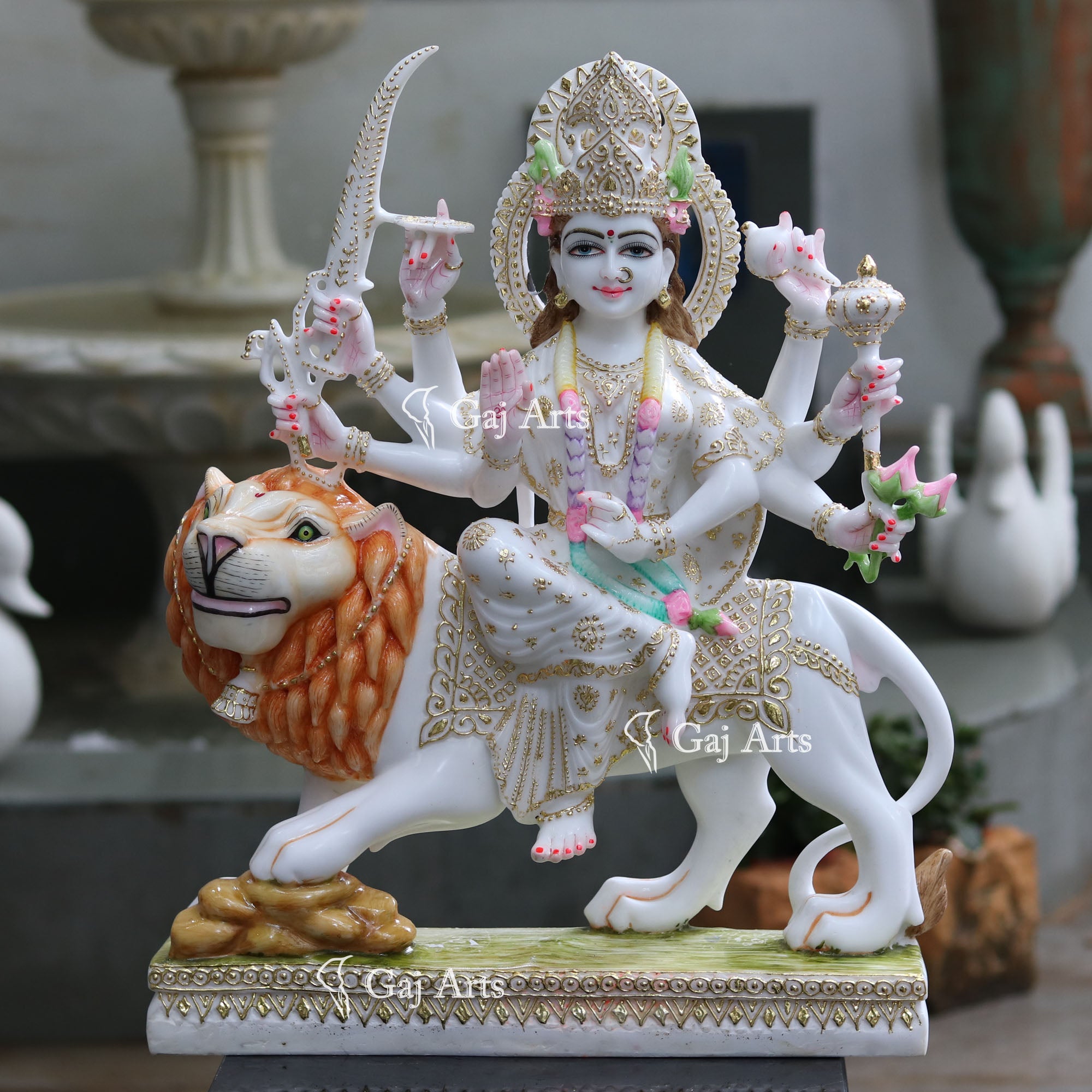 Ethiopia Durga Mata Idol | 27 Inch