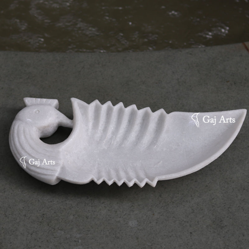 Marble Flower Bowl 14"