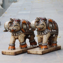Rajnagar White Marble Elephant Statue | 24 Inch