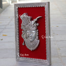 Wooden with Metal Shreenath Ji Wall Panel | 30 Inch