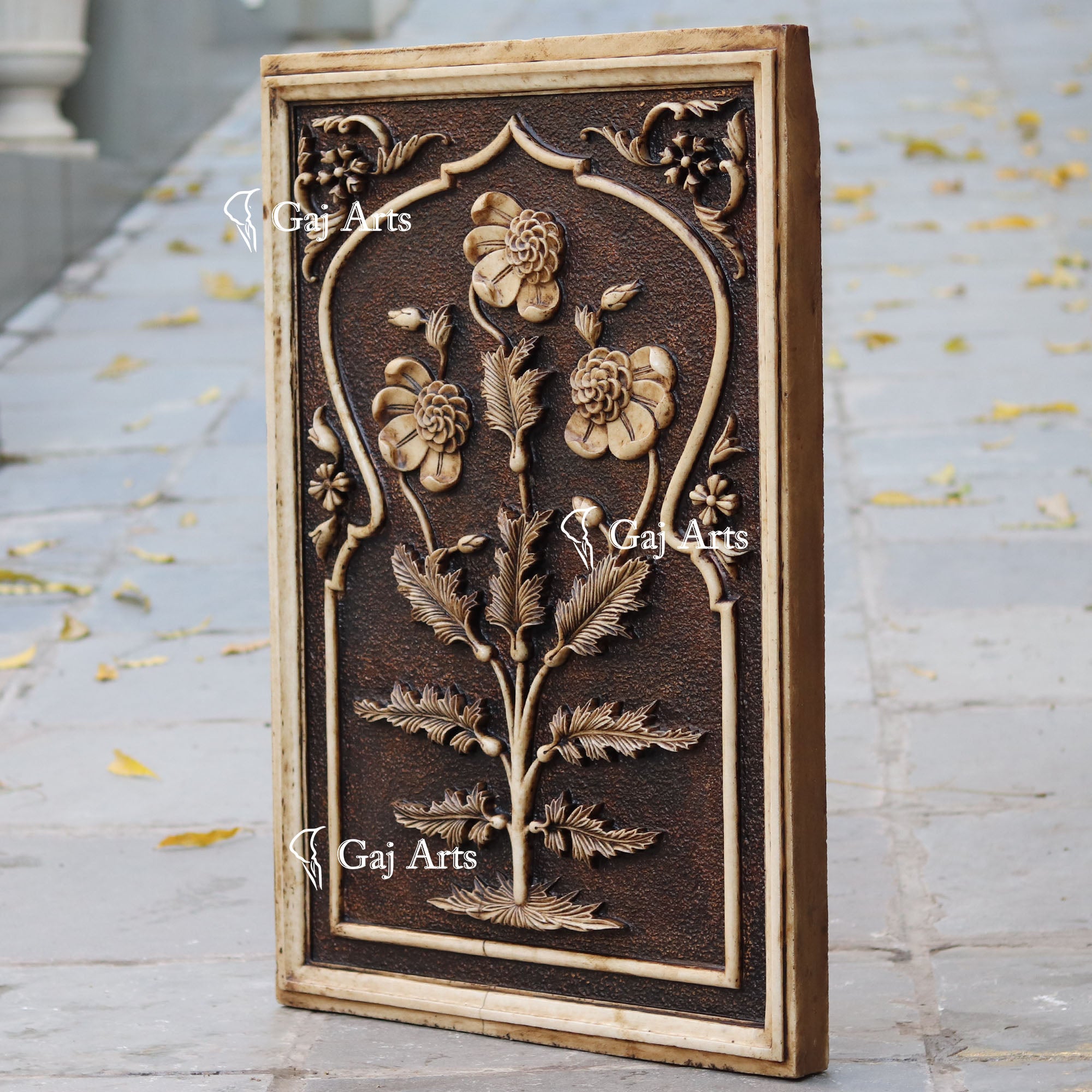 White Marble Decorative Panel | 36 Inch