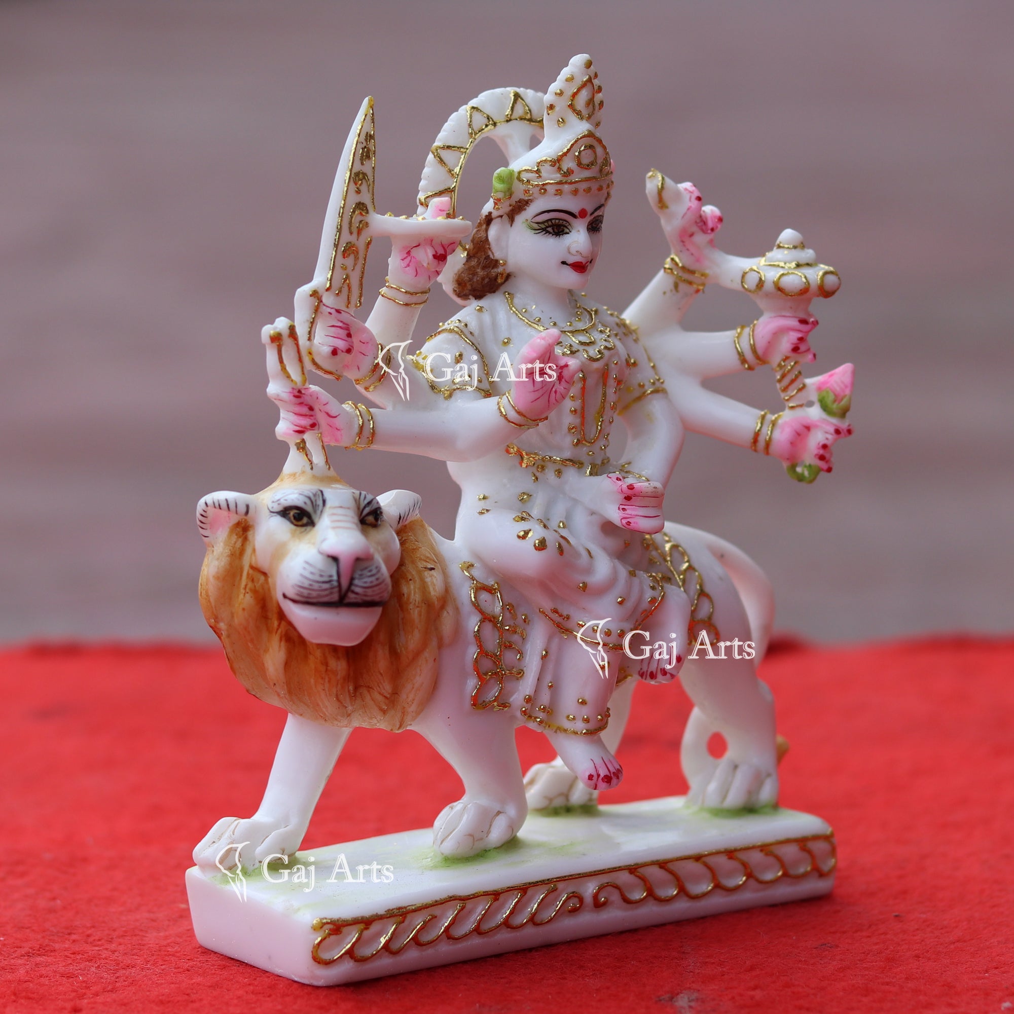 Marble Durga Mata Statue | 6 Inch