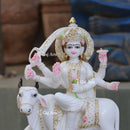 White Marble Umiya Maa Idol | 18 Inch