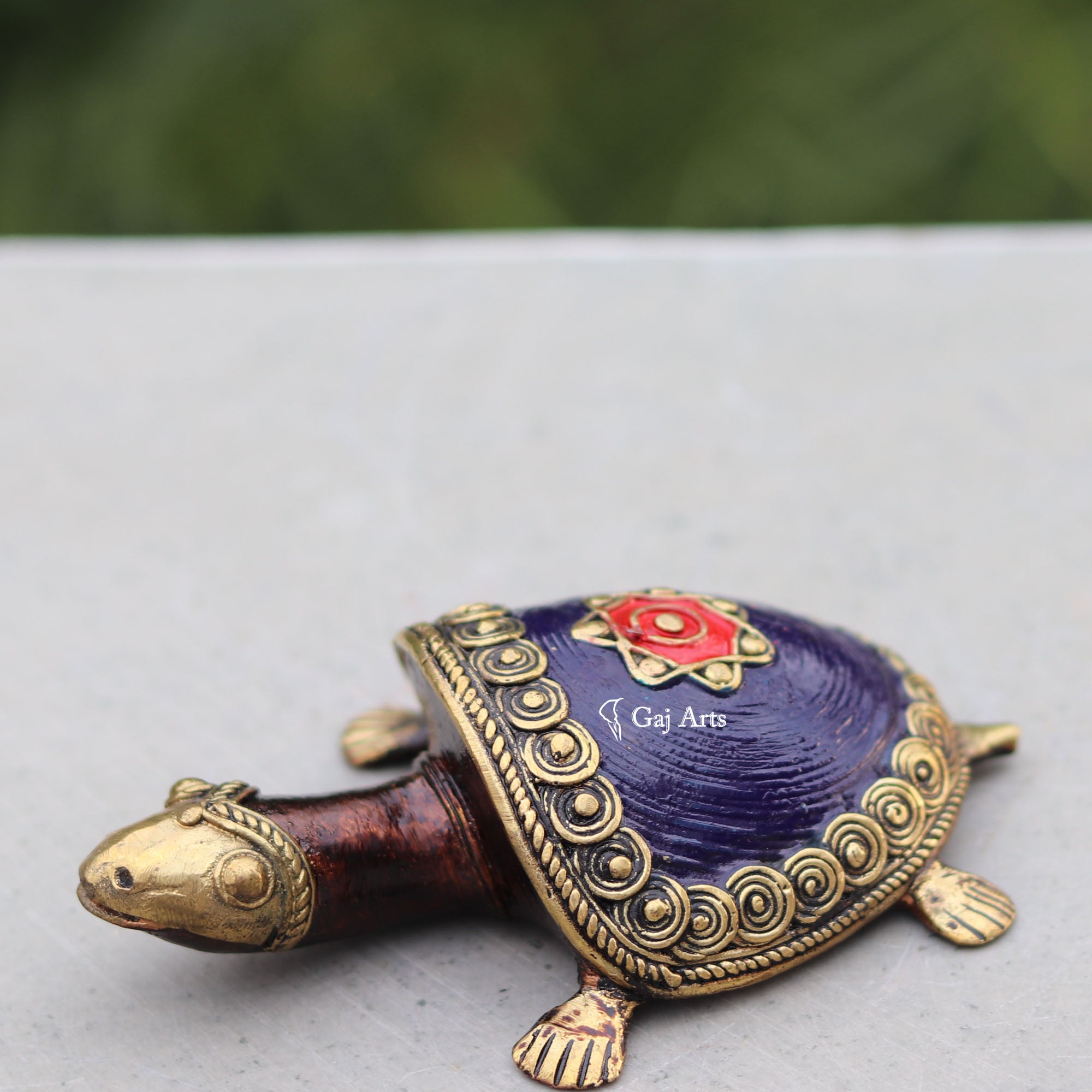 Handcrafted Bastar Dhokra Art Tortoise | 4.5 Inch