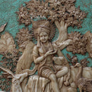White Marble Go Gopal Wall Panel | 48 Inch