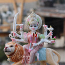 White Marble Durga Maa Idol | 15 Inch
