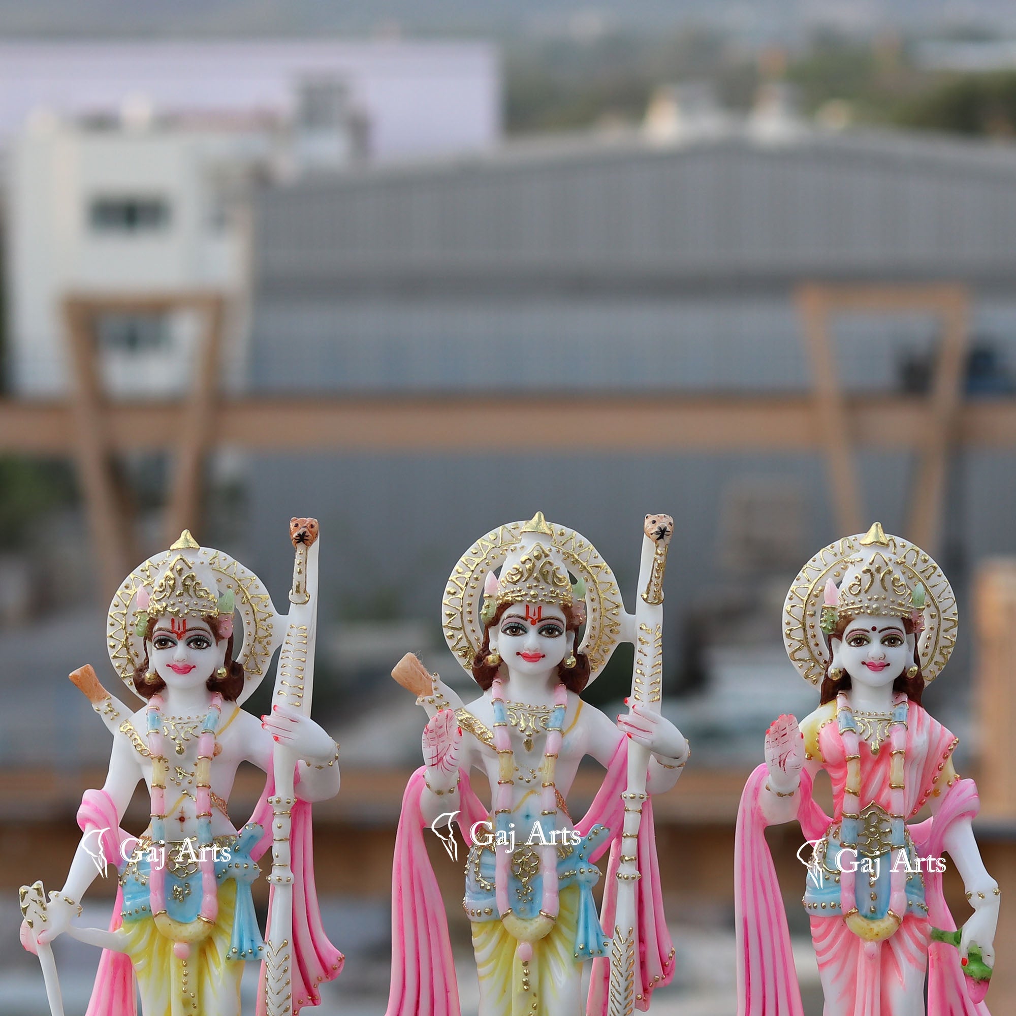 Ethiopia Marble Ram Jodi Idol | 12Inch