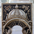 White Marble Jharokha Wall Panel | 60 Inch