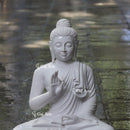 White Marble Buddha Statue | 30 Inch