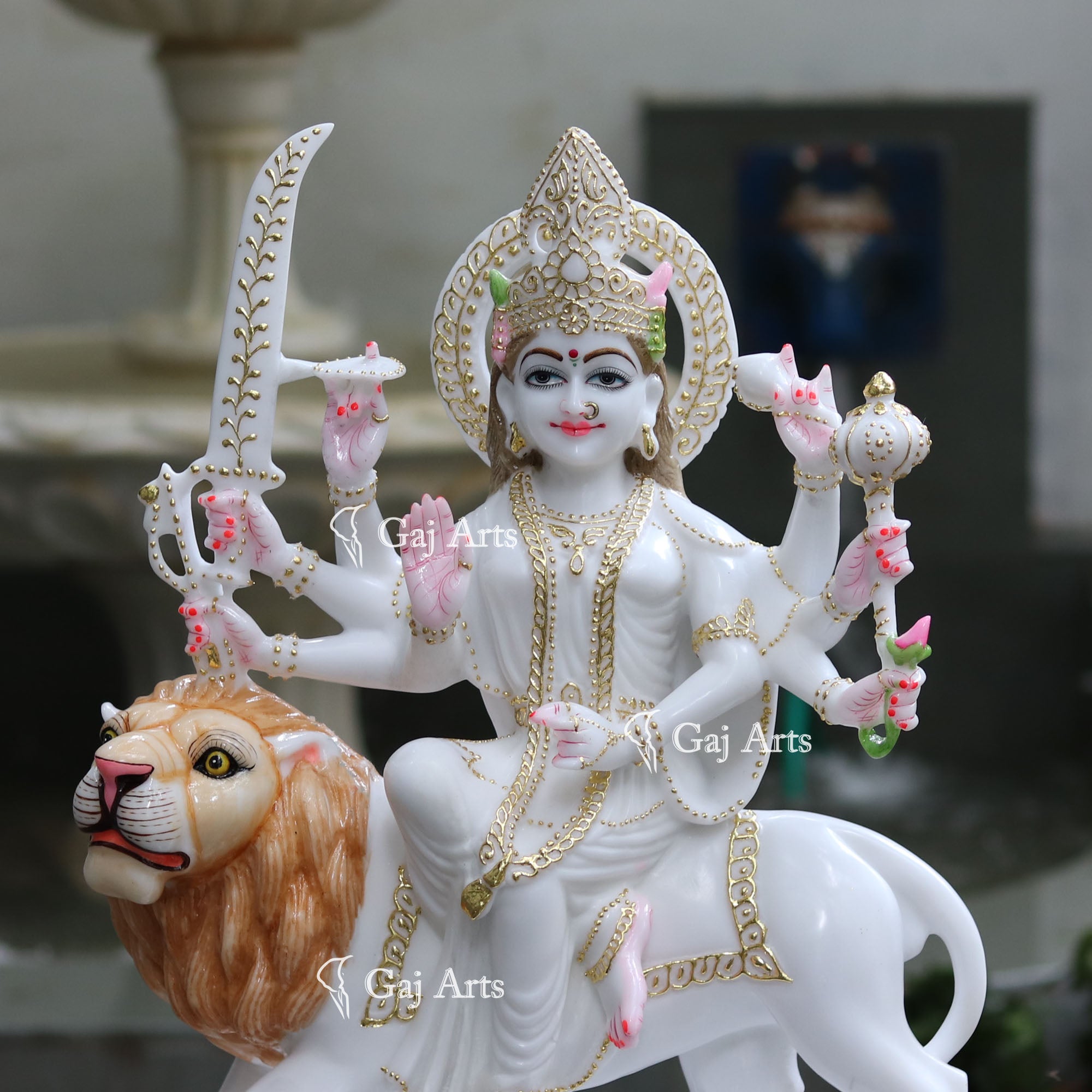 Ethiopia Durga Mata Idol | 24 Inch