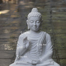 White Marble Buddha Statue | 30 Inch