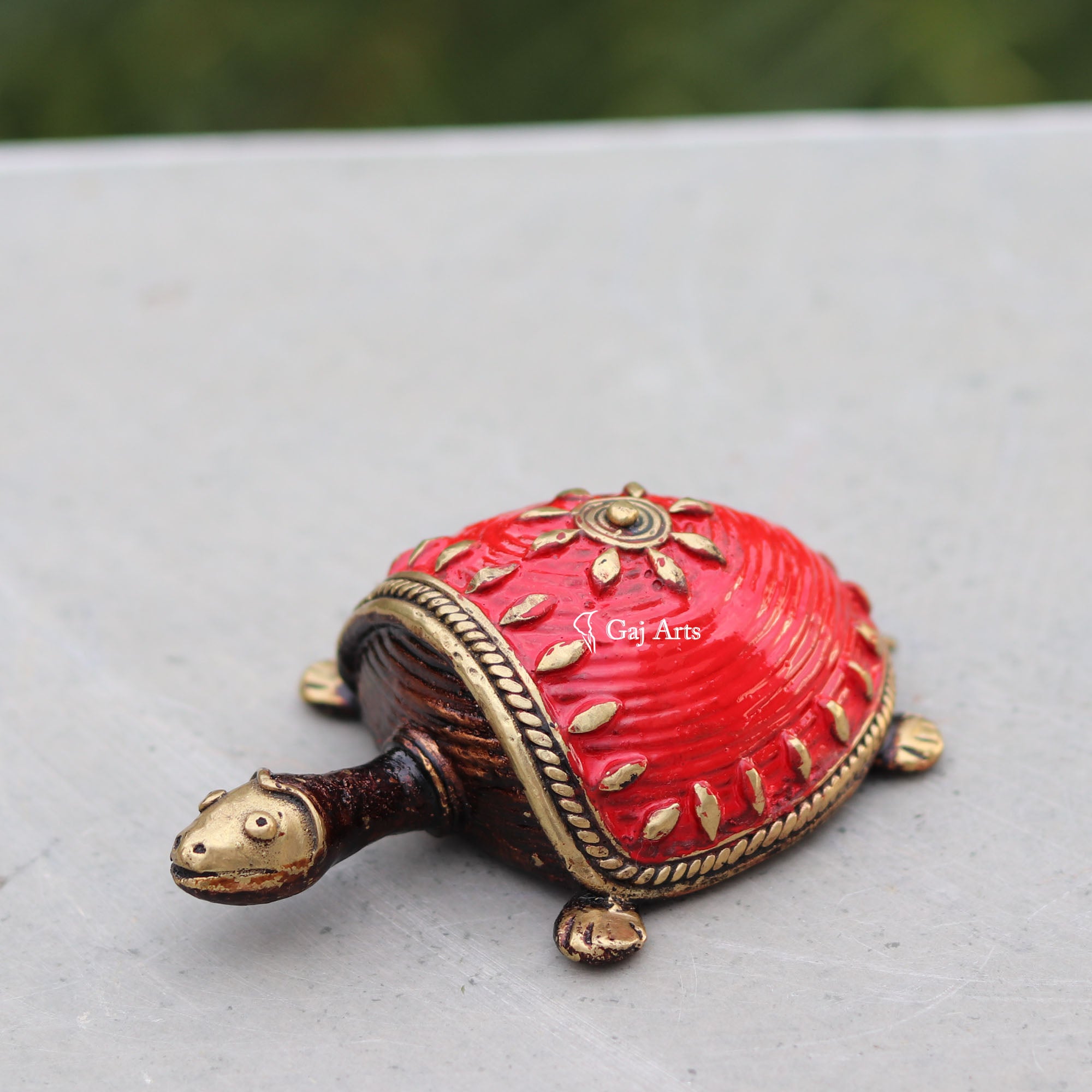 Bastar Dhokra Art Tortoise Sculpture | 3 Inch