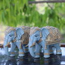 Korean Marble Elephant Statue | 9 Inch
