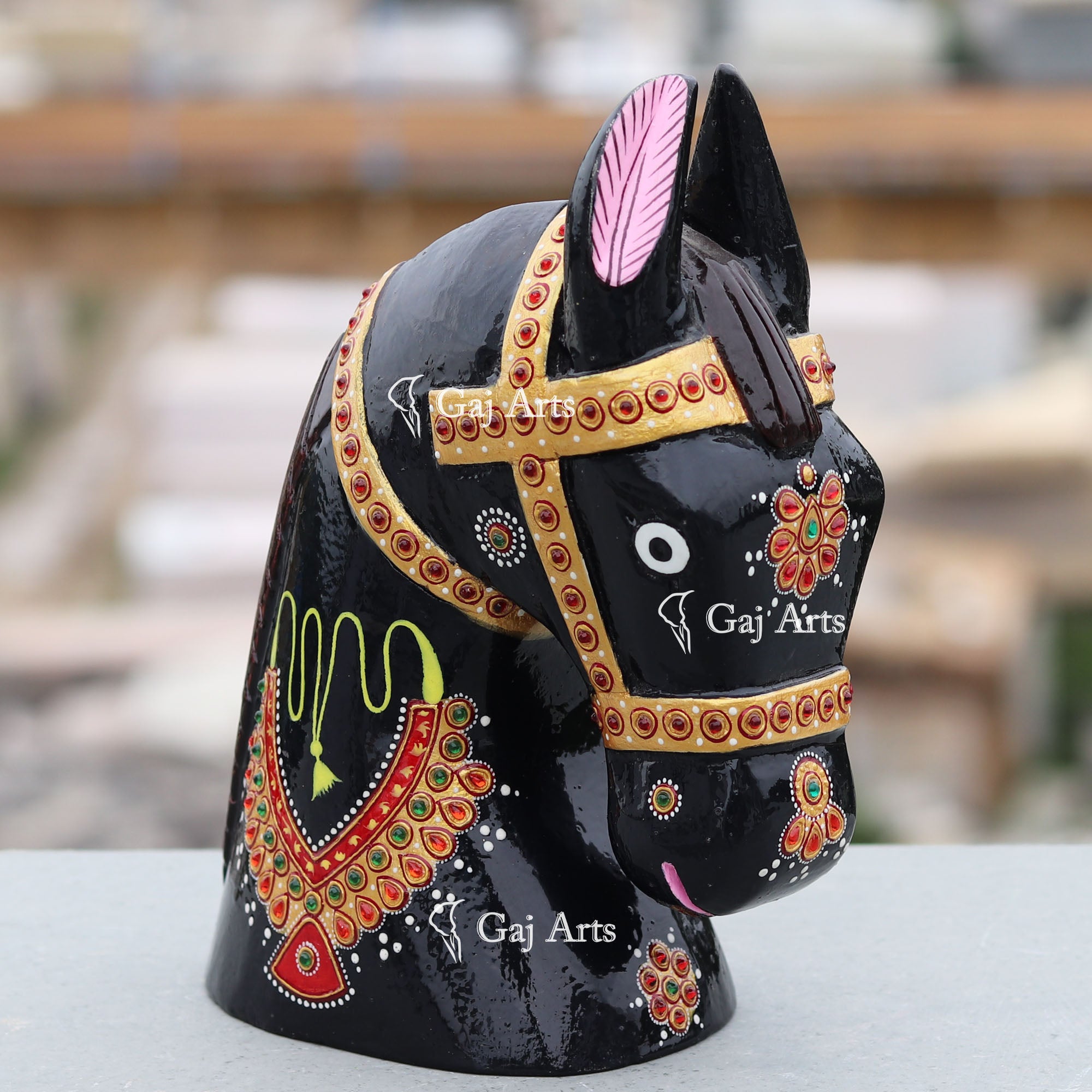 Wooden Horse 8"