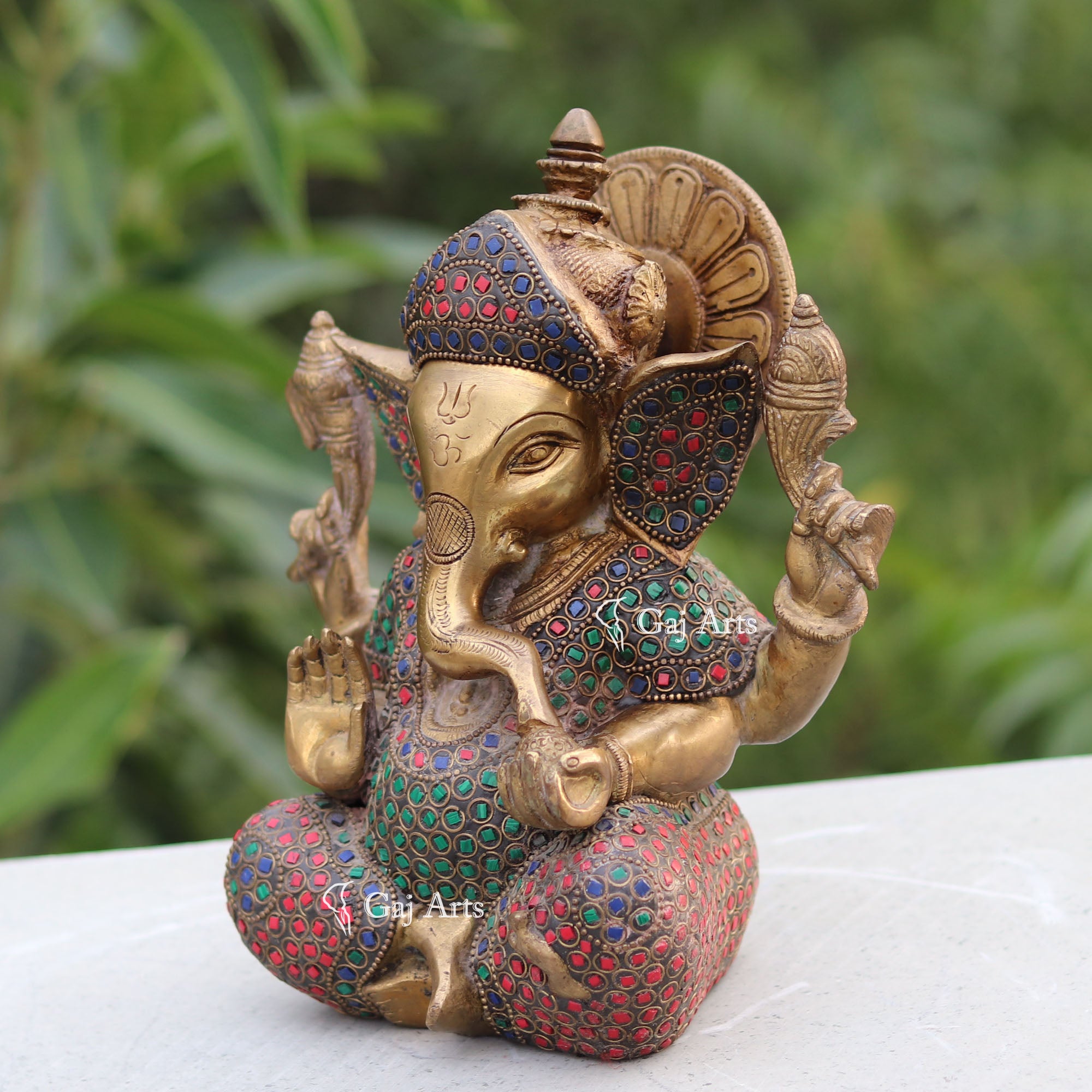 Metal Ganpati Idol | 9 Inch