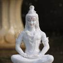 Adiyogi Lord Shiva Marble Statue 11 Inch