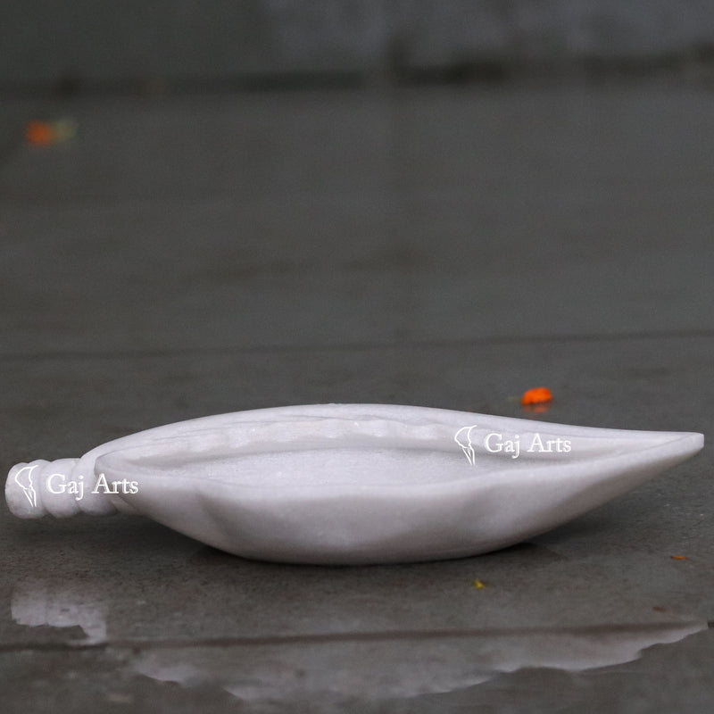 Marble Flower Bowl 10"