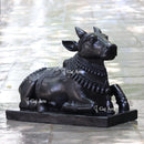Black Marble Nandi Idol | 36 Inch
